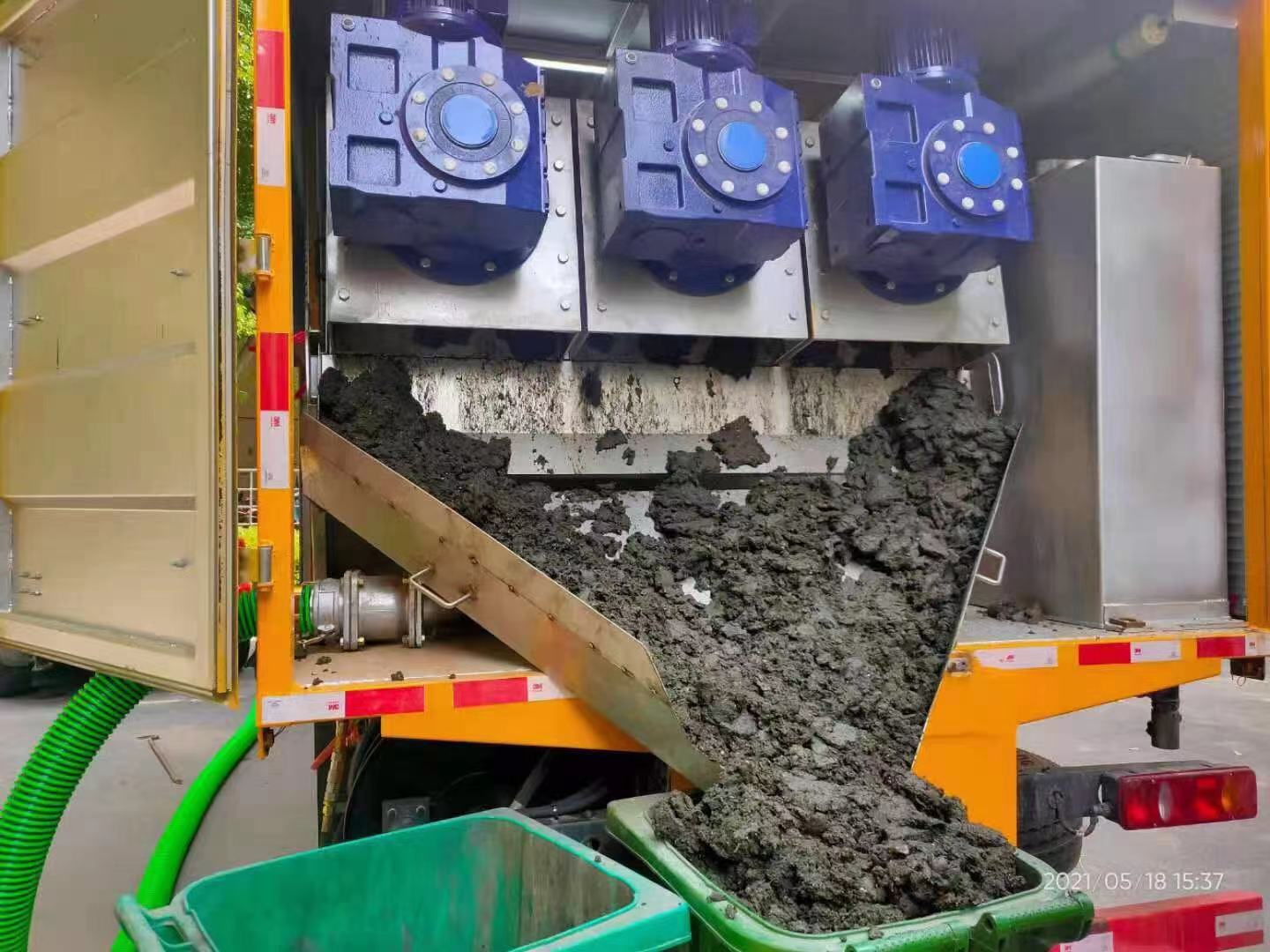 汪清化粪池清掏城市维护站-泥浆净化干湿分离处理